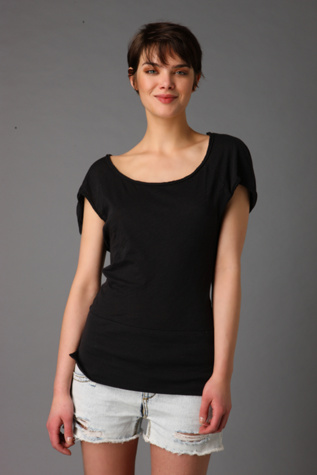 Solid Dropwaist Tunic